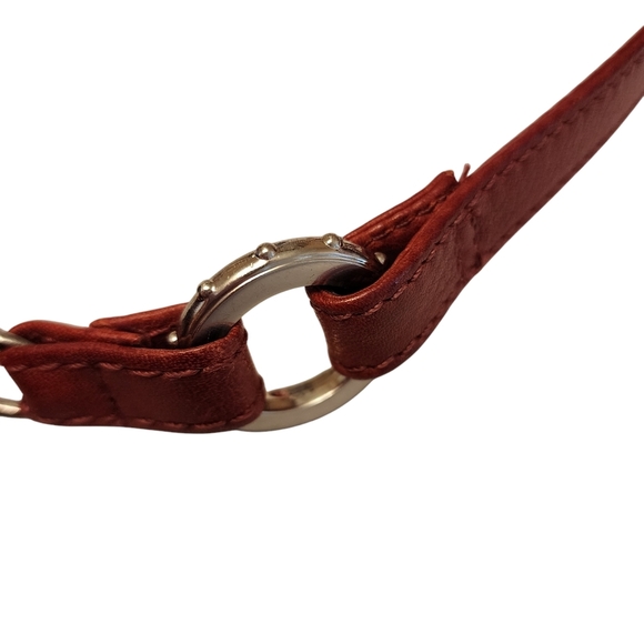 So Rachel by Longaberger Dark Dusty Rose Leather Purse - Picture 4 of 14